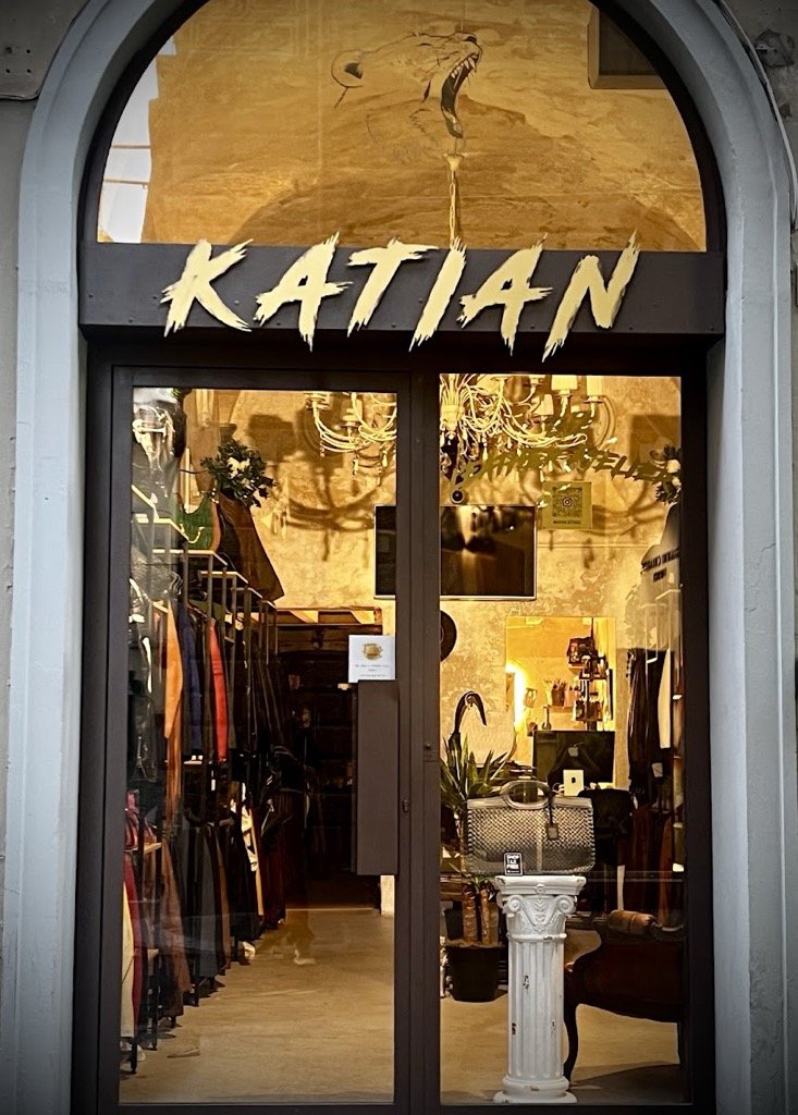 The Katian boutique on Via della Vigna Nuova, Florence